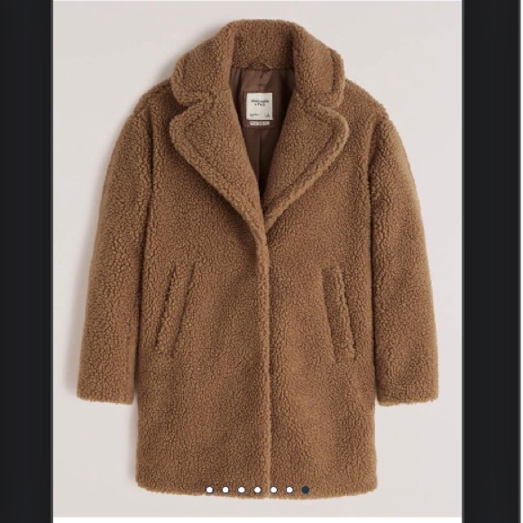 mid length sherpa coat